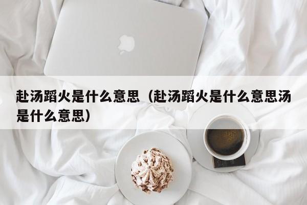 赴汤蹈火是什么意思（赴汤蹈火是什么意思汤是什么意思）
