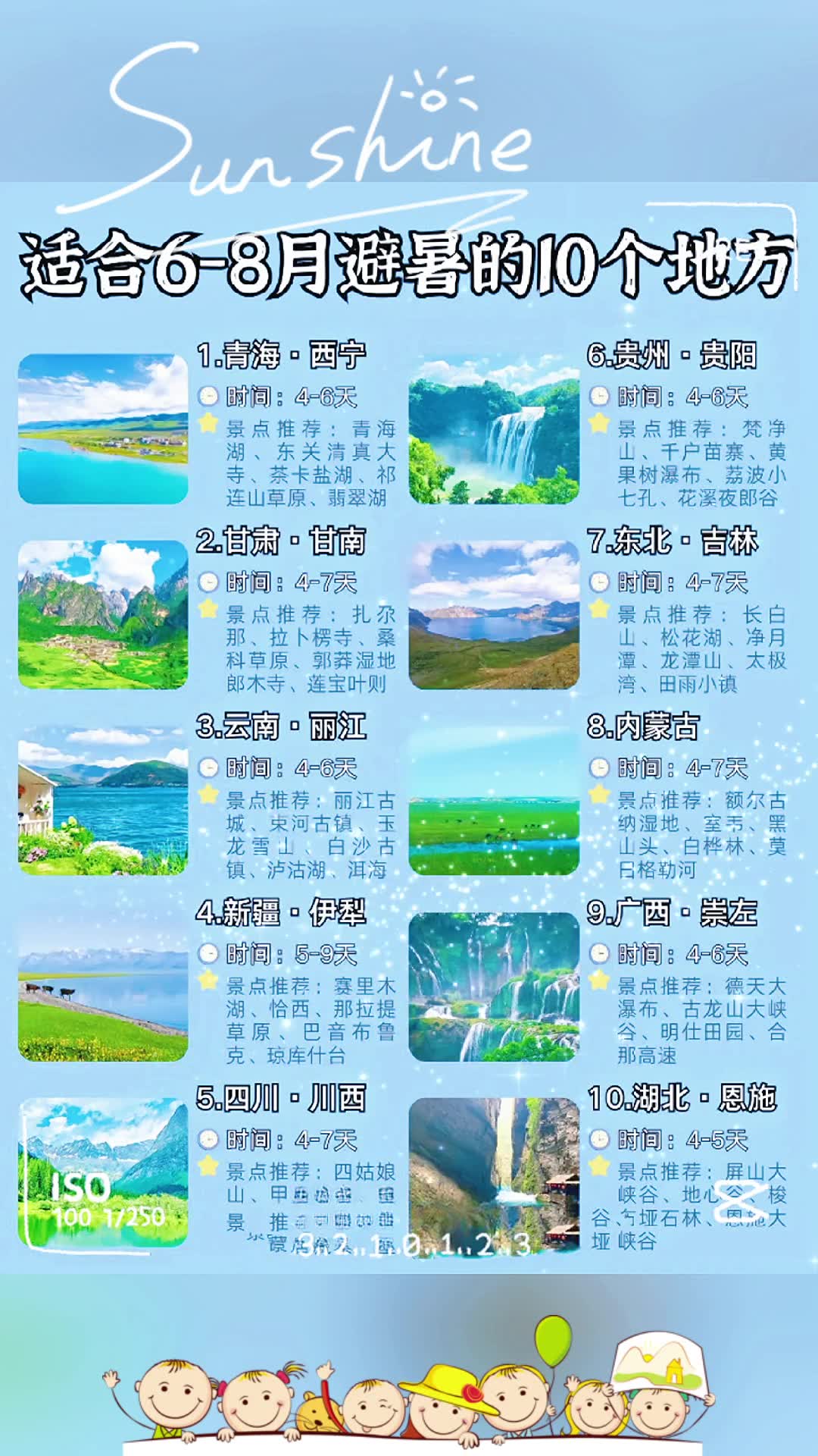 八月份避暑旅游最佳地方2025年排行榜前十名榜单出炉