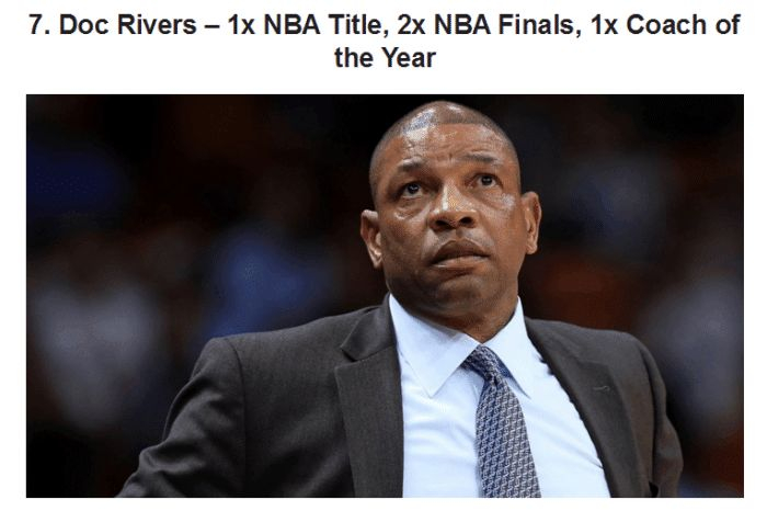 NBA历史十大顶级教练2025年排行榜前十名榜单出炉 NBA历史十大顶级教练2025年排行榜前十名榜单出炉