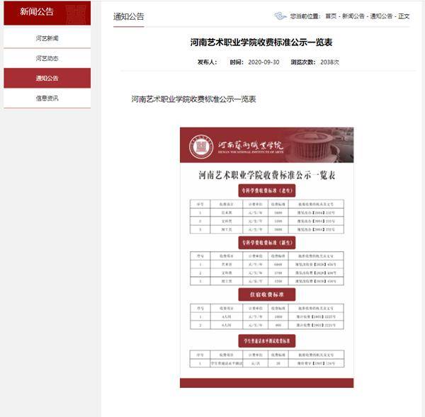 2026年河南艺术职业学院招生章程