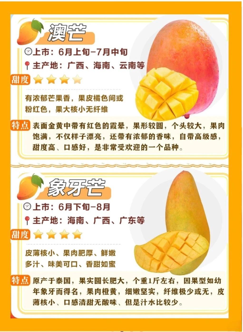 芒果十大品种2026年最新热度口碑双榜对比 芒果十大品种2026年最新热度口碑双榜对比