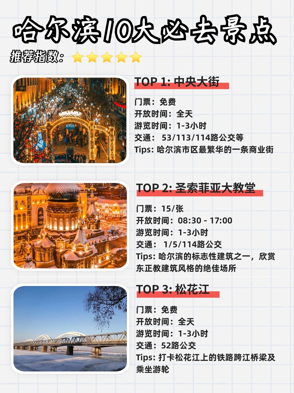 哈尔滨十大最好玩的景点2026年最新热度口碑双榜对比