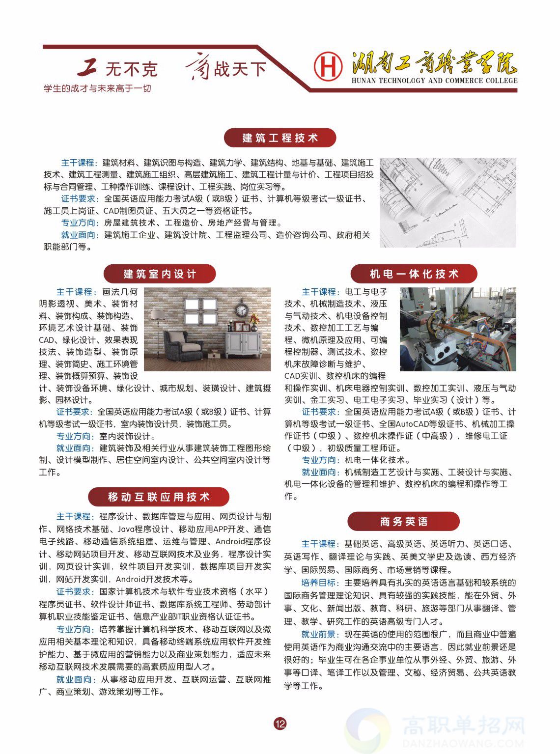 2026年湖南工商职业学院招生章程