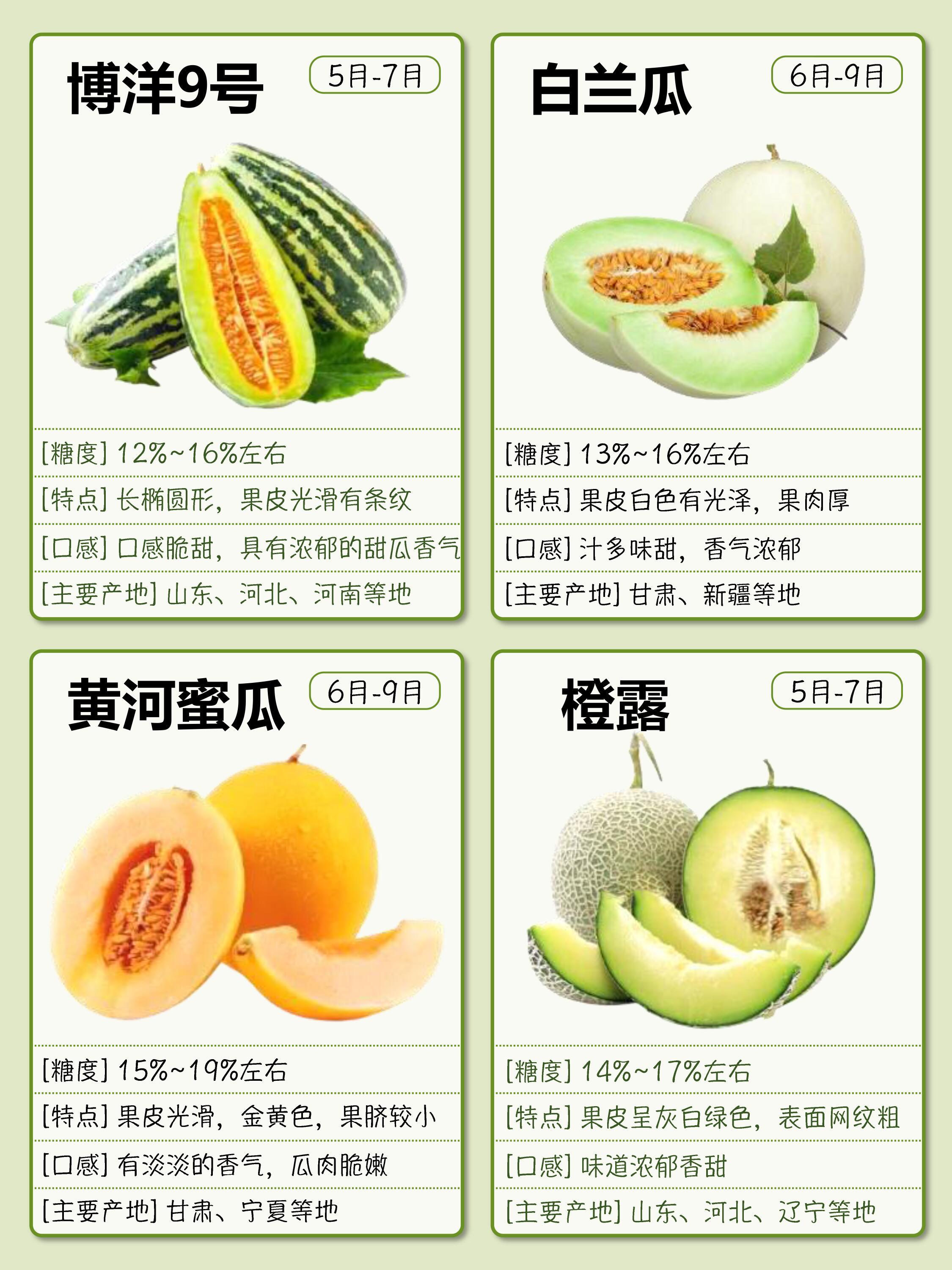 香瓜十大品种2026年本年度热度口碑双榜对比