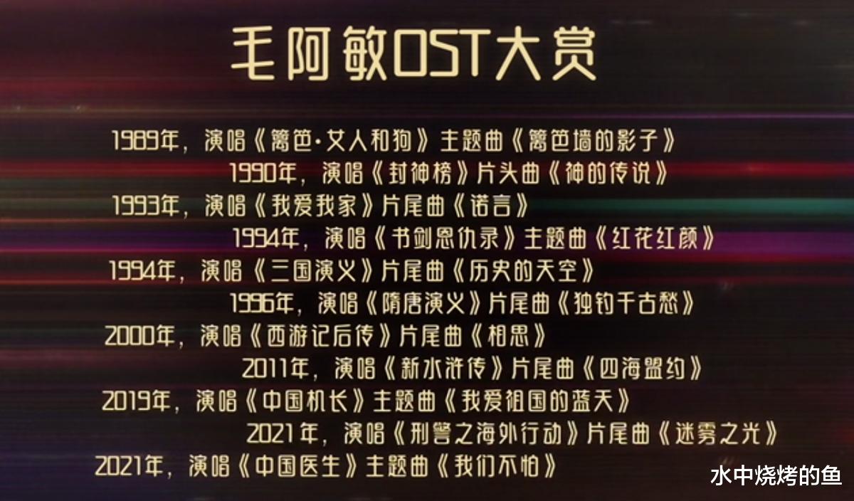 毛阿敏好听的十首歌曲2026年本年度热度口碑双榜对比